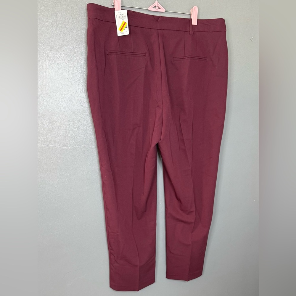 NEXT Smart Trousers in  burgundy - Picture 3 of 5